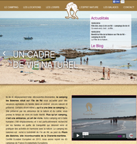 Creation site internet camping-les-baleines